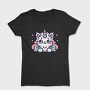 Unicorn Cat Kawaii Main Coon, Tricou Femei