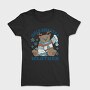 Ugly Sweater Weather Christmas Bear Mug, Tricou Femei