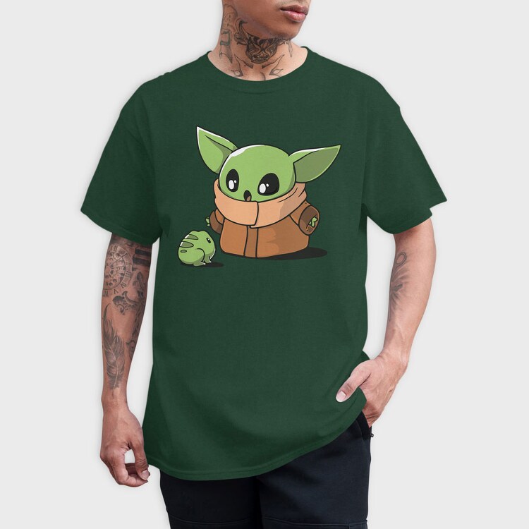 Baby Yoda 4, Tricou Barbati (Unisex)