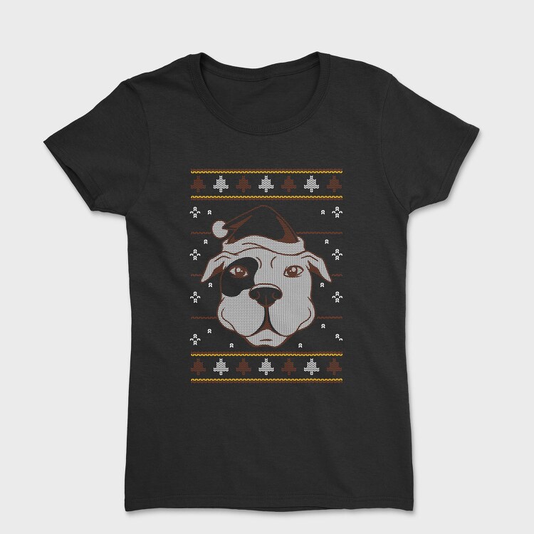 Ugly Sweater Dog, Tricou Femei