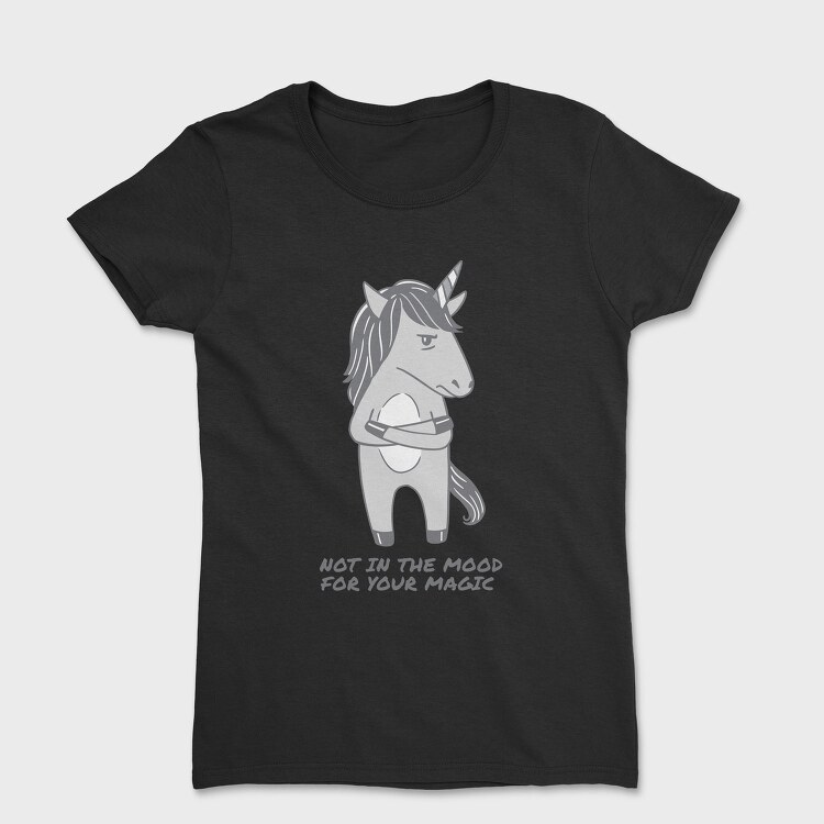 Unicorn Angry Mood, Tricou Femei