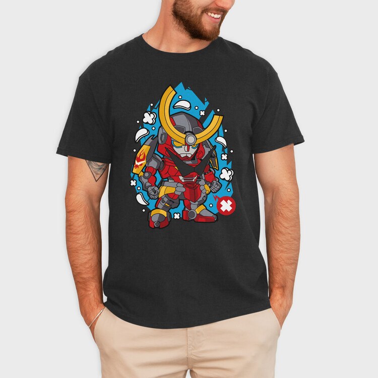 Cyberpunk Warrior, Tricou Barbati (Unisex)