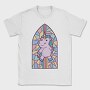 Unicorn Church Window, Tricou Barbati (Unisex)