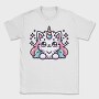 Unicorn Cat Kawaii Main Coon, Tricou Barbati (Unisex)
