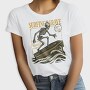 Surfing Grave Skeleton, Tricou Femei
