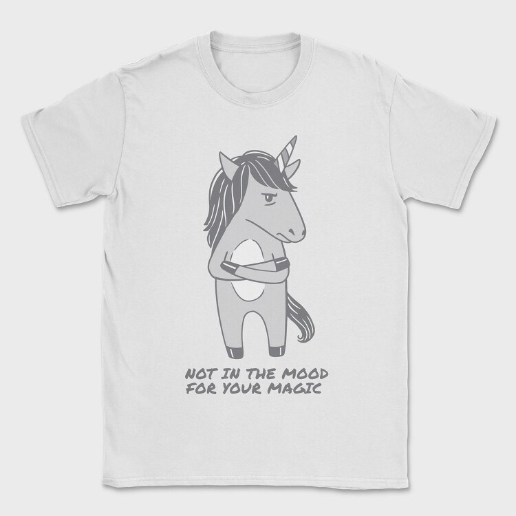 Unicorn Angry Mood, Tricou Barbati (Unisex)