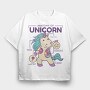 Unicorn Anatomy Chart, Tricou Oversize Barbati (Unisex)