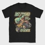 Awesome T Rex Monster Truck Dino School, Tricou Barbati (Unisex)