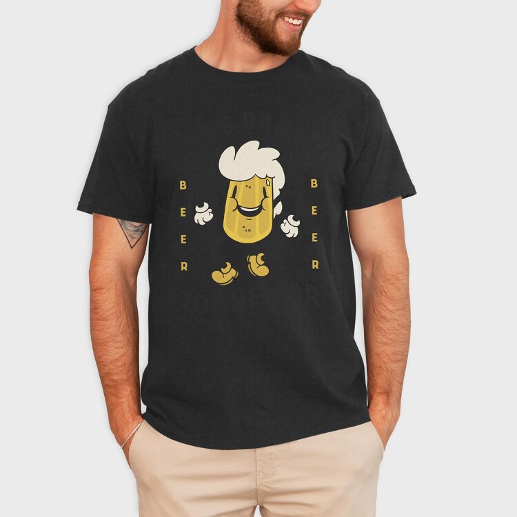 Beer Dancing, Tricou Barbati (Unisex)