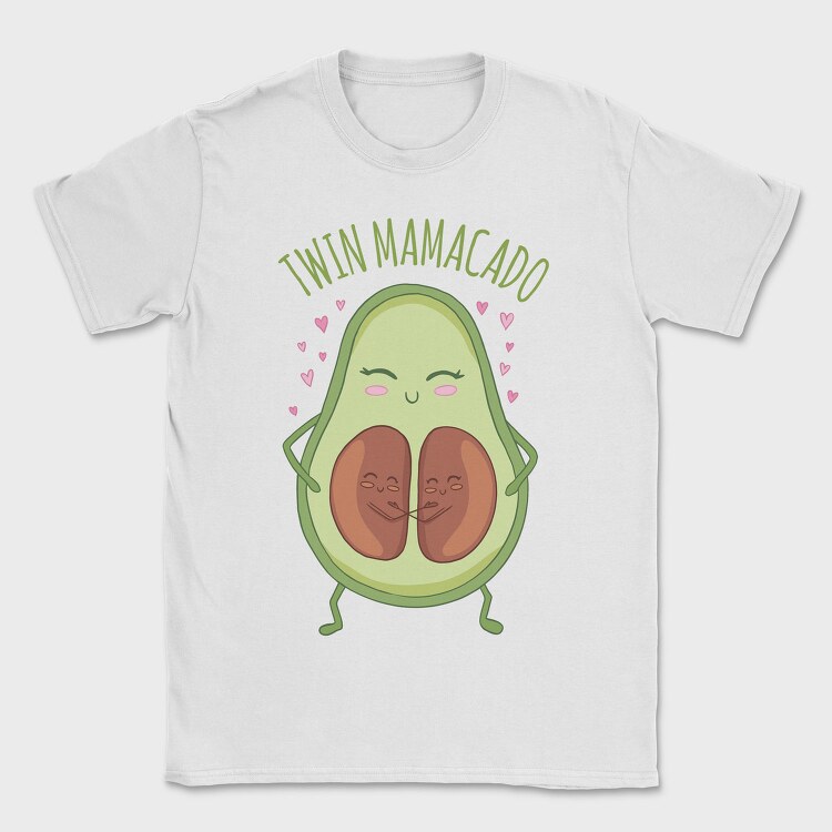 Twin Mamacado, Tricou Barbati (Unisex)
