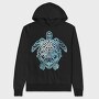 Turtle Animal Cut Out, Hanorac Oversize Barbati (Unisex)