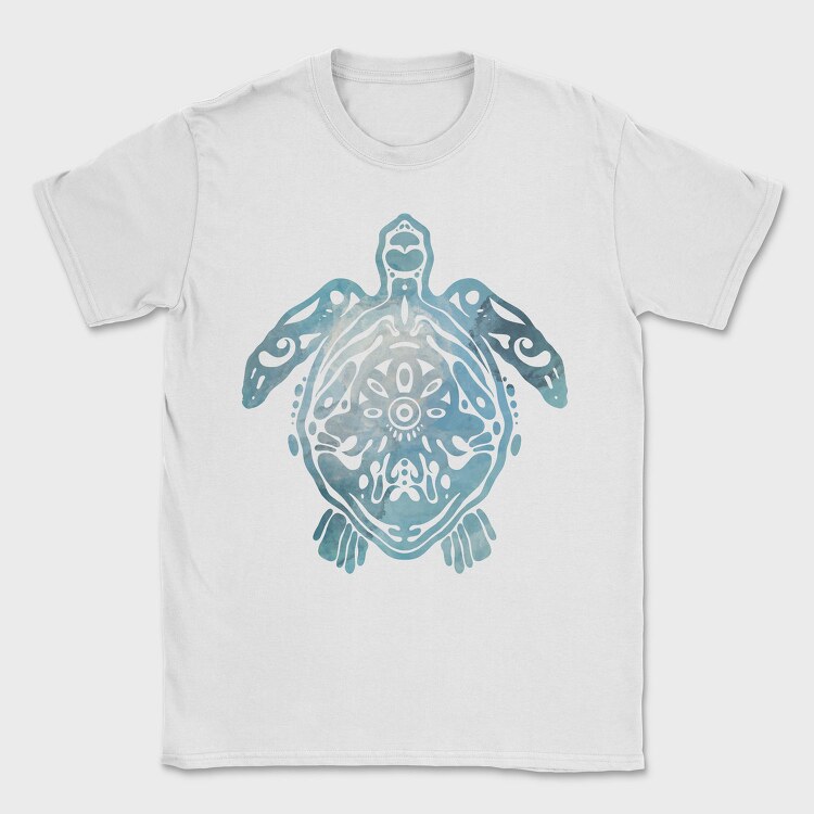 Turtle Animal Cut Out, Tricou Barbati (Unisex)