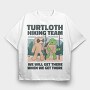 Turtle And Sloth Hiking Turtloth, Tricou Oversize Barbati (Unisex)