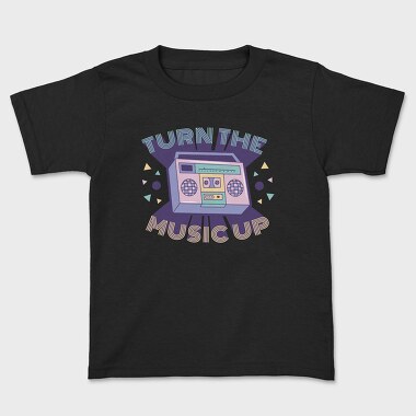 Turn The Music Up Vaporwave Radio, Tricou Copii