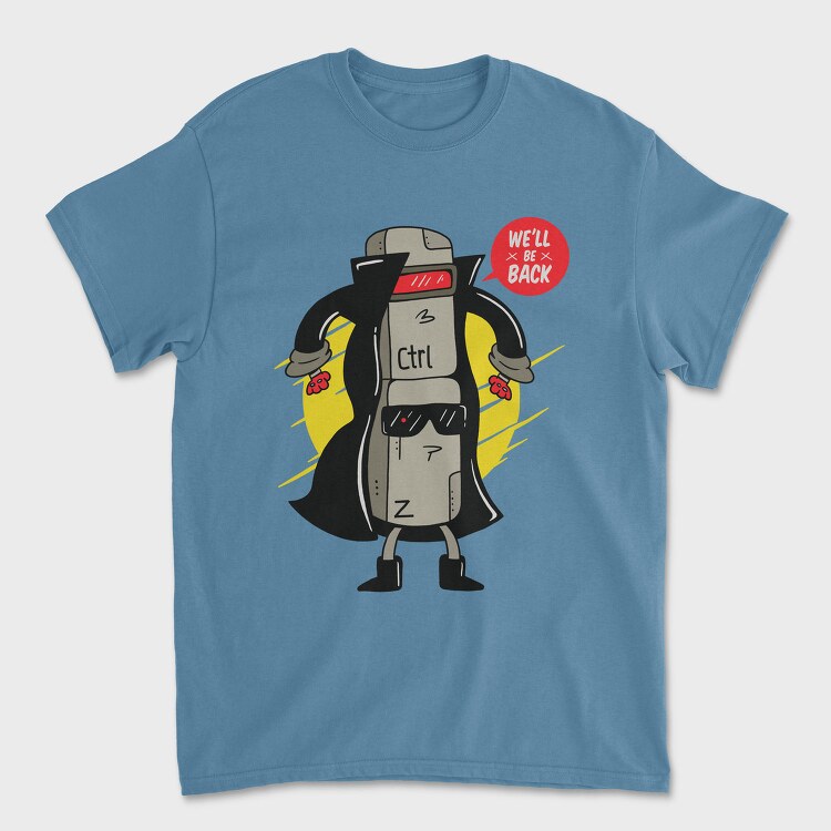 Ctrl Z Cyborg, Tricou Barbati (Unisex)