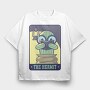 Mysterious Cactus Tarot Cute Cactus 06, Tricou Oversize Barbati (Unisex)