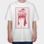 Mushroom Girl, Tricou Oversize Barbati (Unisex)