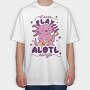 Music Axolotl Pun Alotl Songs, Tricou Oversize Barbati (Unisex)