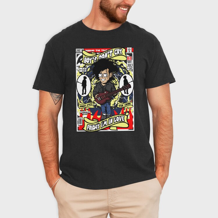 The Cure Rockstar, Tricou Barbati (Unisex)