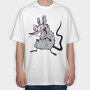 Mousey Mouse, Tricou Oversize Barbati (Unisex)