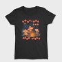 Mushroom Characters Bonfire Camping, Tricou Femei