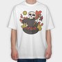 Grim Reaper Cooking Grill Grimp Bbq, Tricou Oversize Barbati (Unisex)