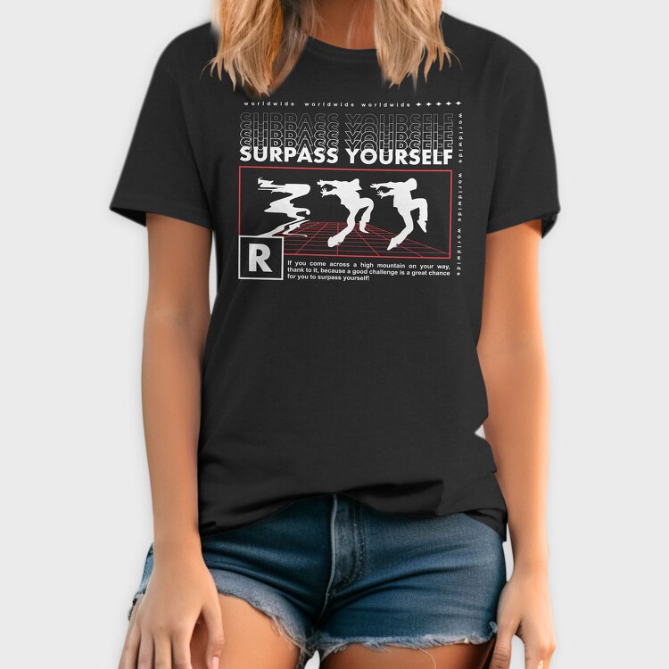 Surpass Yourself 2, Tricou Barbati (Unisex)