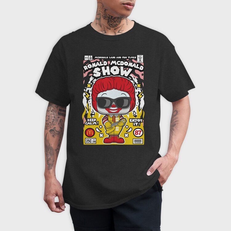 Ronald Cool Mcdonalds, Tricou Barbati (Unisex)