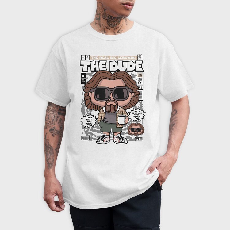 The Dudes Big Adventure, Tricou Barbati (Unisex)