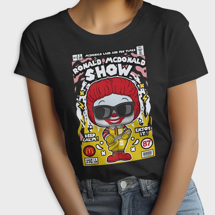 Ronald Cool Mcdonalds, Tricou Femei