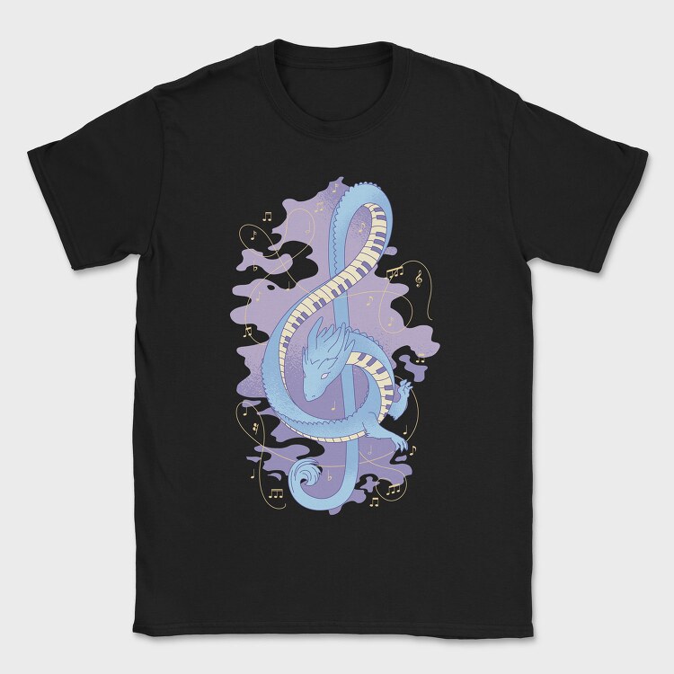 Musical Dragon, Tricou Barbati (Unisex)