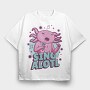 Music Funny Quote Axolotl Sing Alotl, Tricou Oversize Barbati (Unisex)