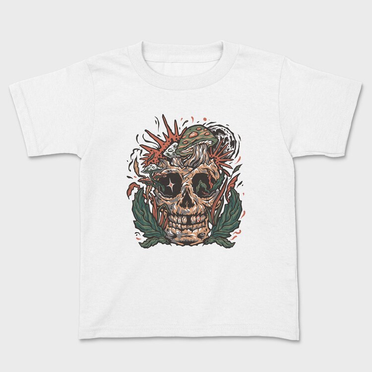 Mushroom Skull Flora, Tricou Copii