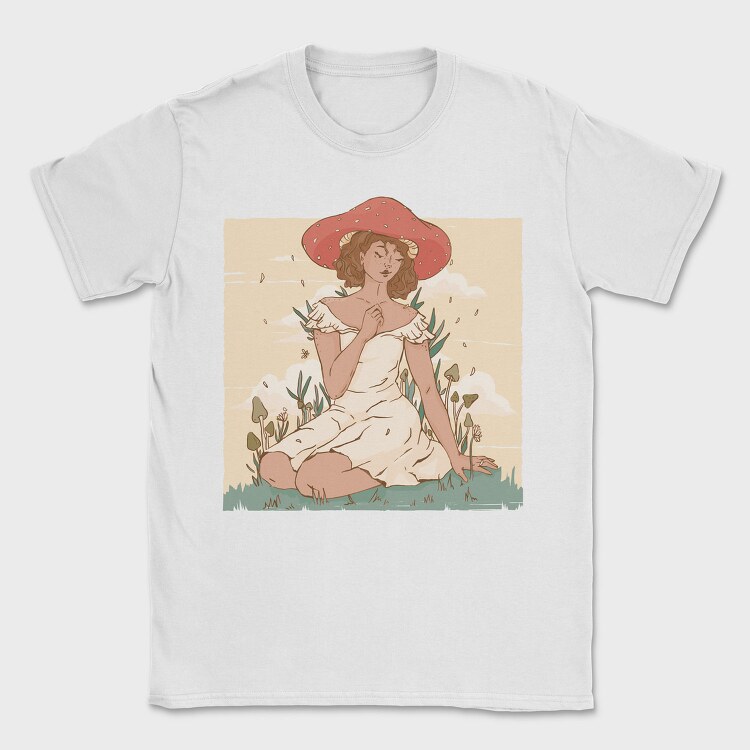 Mushroom Lady, Tricou Barbati (Unisex)