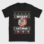 Muscular Santa Claus Ugly Sweater Liftmas, Tricou Barbati (Unisex)