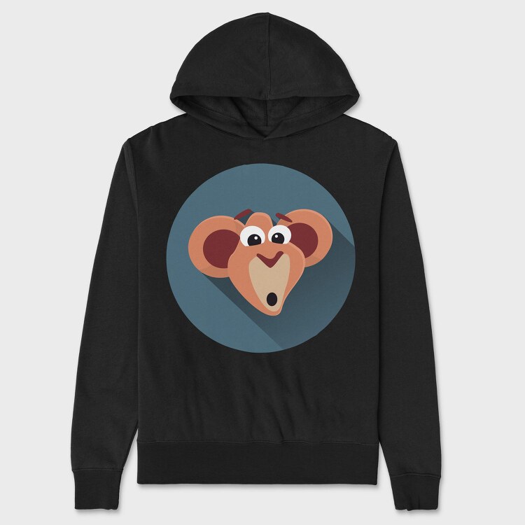 Mousey Smile, Hanorac Oversize Barbati (Unisex)