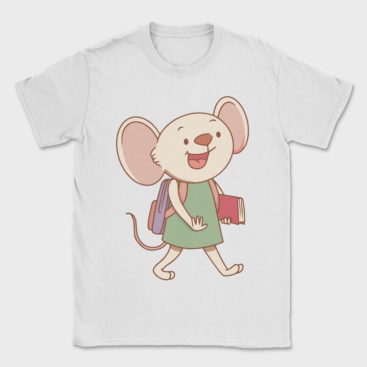 Mouse School Buddy, Tricou Barbati (Unisex)