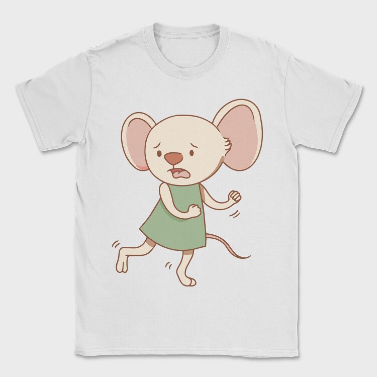 Mouse Run, Tricou Barbati (Unisex)