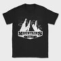 Mountains Await 05, Tricou Barbati (Unisex)