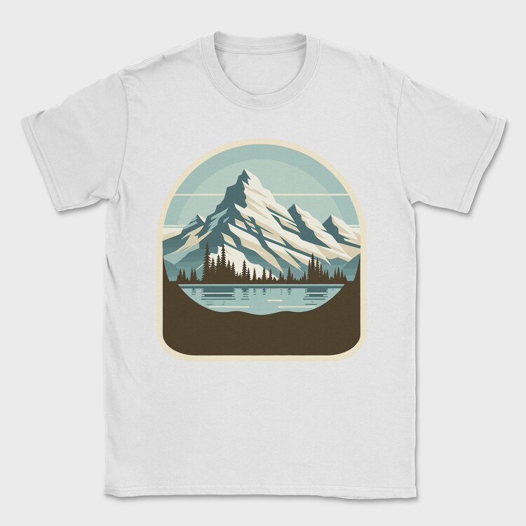 Mountain Landscape, Tricou Barbati (Unisex)