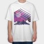 Mountain Galaxy, Tricou Oversize Barbati (Unisex)
