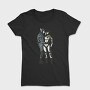 Motorcyclist Couple Love, Tricou Femei