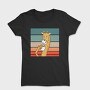 Giraffe Drinking Coffee, Tricou Femei