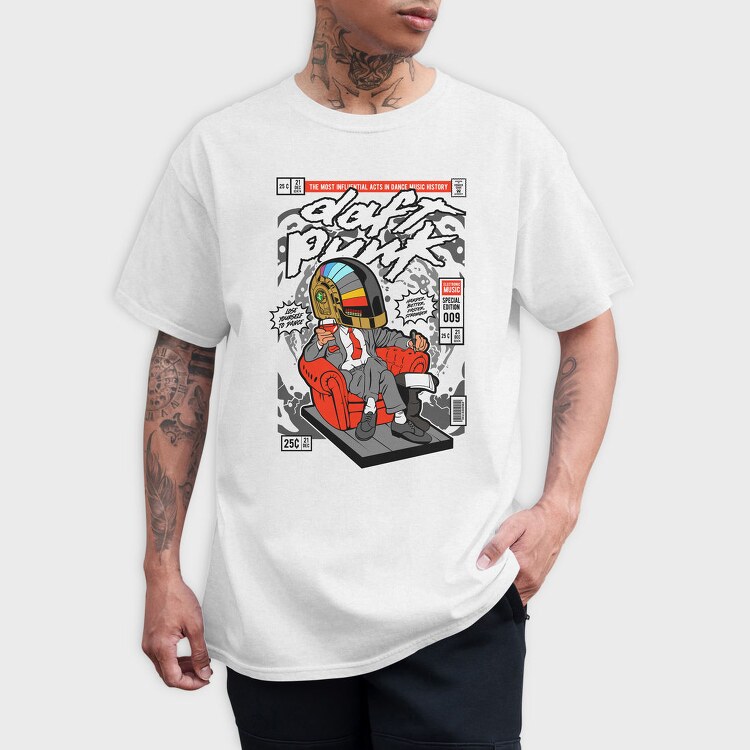Daft Punk Anthem, Tricou Barbati (Unisex)
