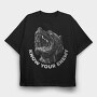 Pitbull Know Your Enemy, Tricou Oversize Barbati (Unisex)