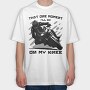 Motorbike Knee Down On My Knee, Tricou Oversize Barbati (Unisex)