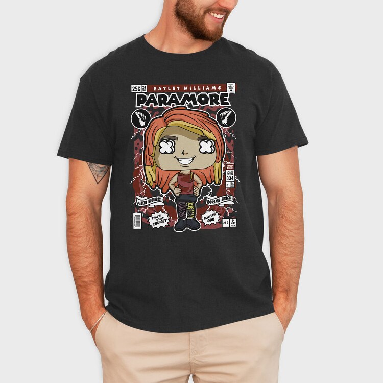 Paramore Punk Pop, Tricou Barbati (Unisex)