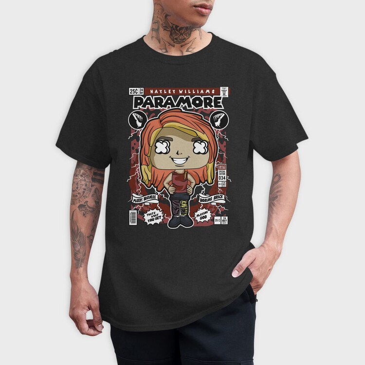 Paramore Punk Pop, Tricou Barbati (Unisex)