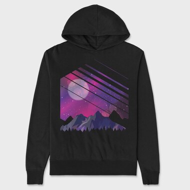 Mountain Galaxy, Hanorac Oversize Barbati (Unisex)
