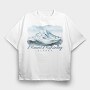 Mount Mckinley Alaska, Tricou Oversize Barbati (Unisex)